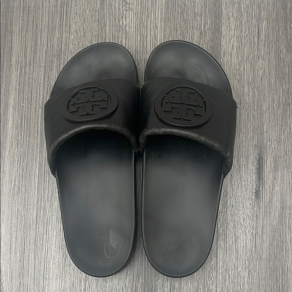 Tory Burch Black Slide Sandals
